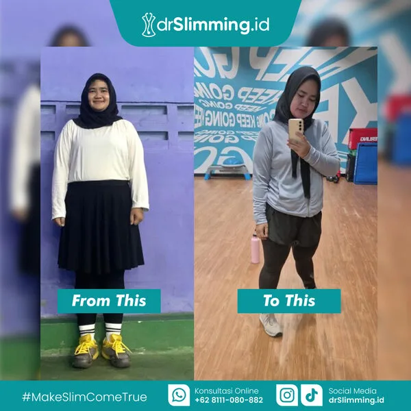 wilda seorang ibu rumah tangga yang setelah melahirkan ingin menguruskan badan di drslimming