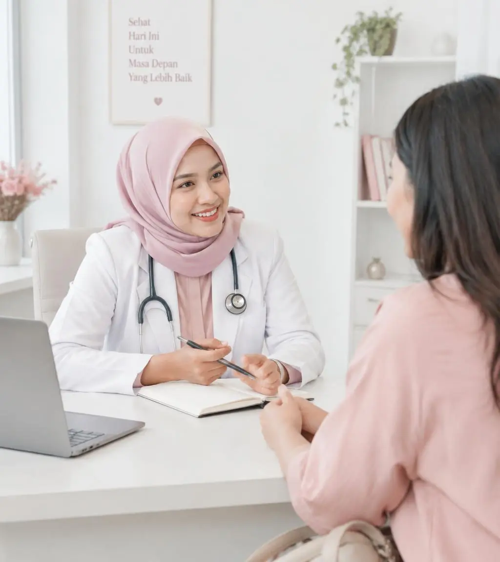 Konsultasi program diet dengan dokter spesialis gizi