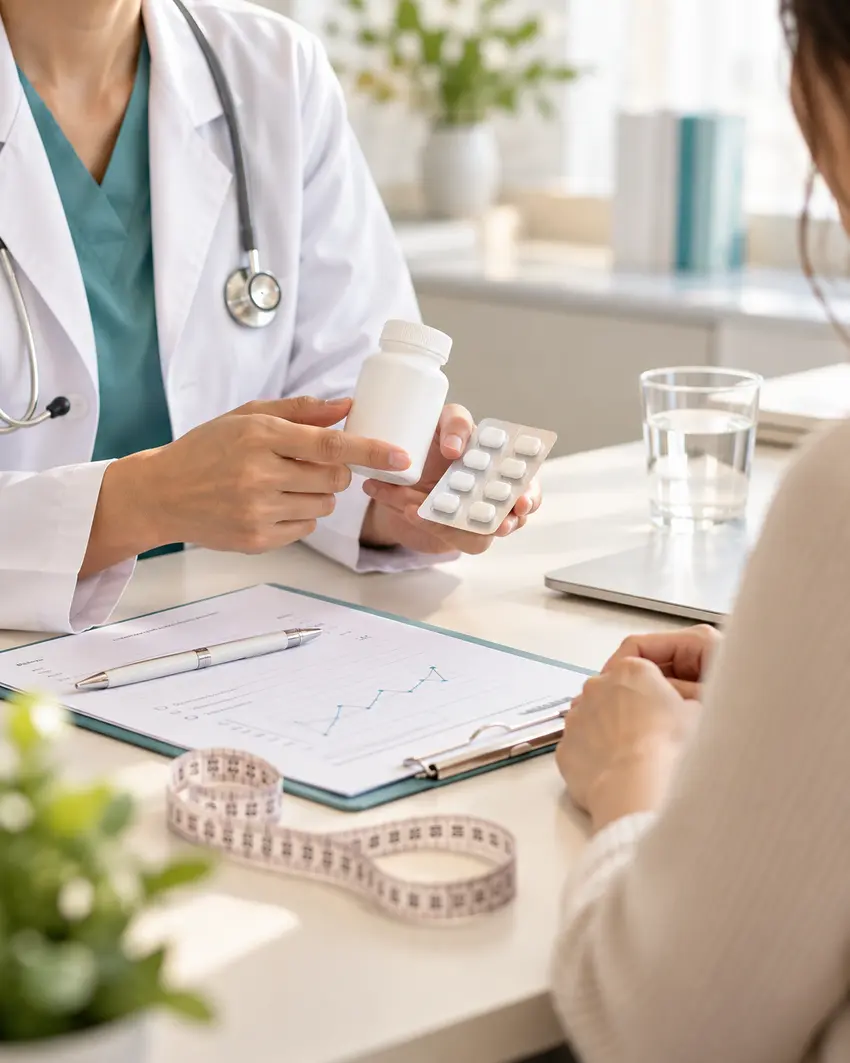 Konsultasi obat penurun berat badan dengan pengawasan dokter spesialis gizi